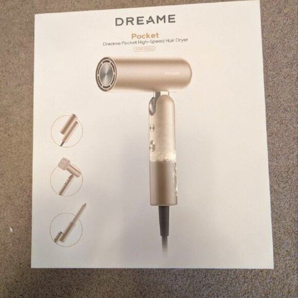 Pocket Hair Dryer, Foldable Blow Dryer, 0.66 lbs Ultra Lightweight, 40s Fast Dry - Picture 1 of 7